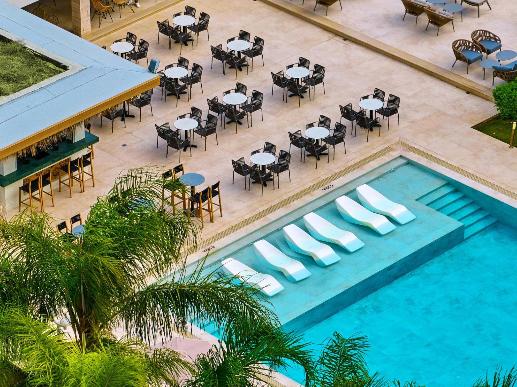Kyknos Beach Hotel & Bungalows Malia Exterior foto