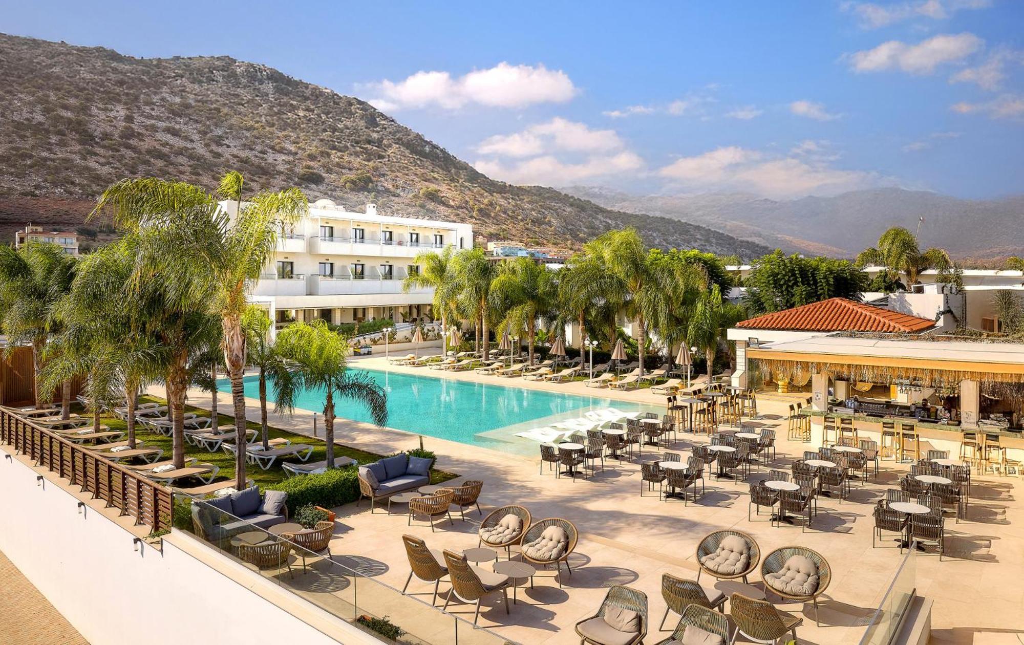 Kyknos Beach Hotel & Bungalows Malia Exterior foto