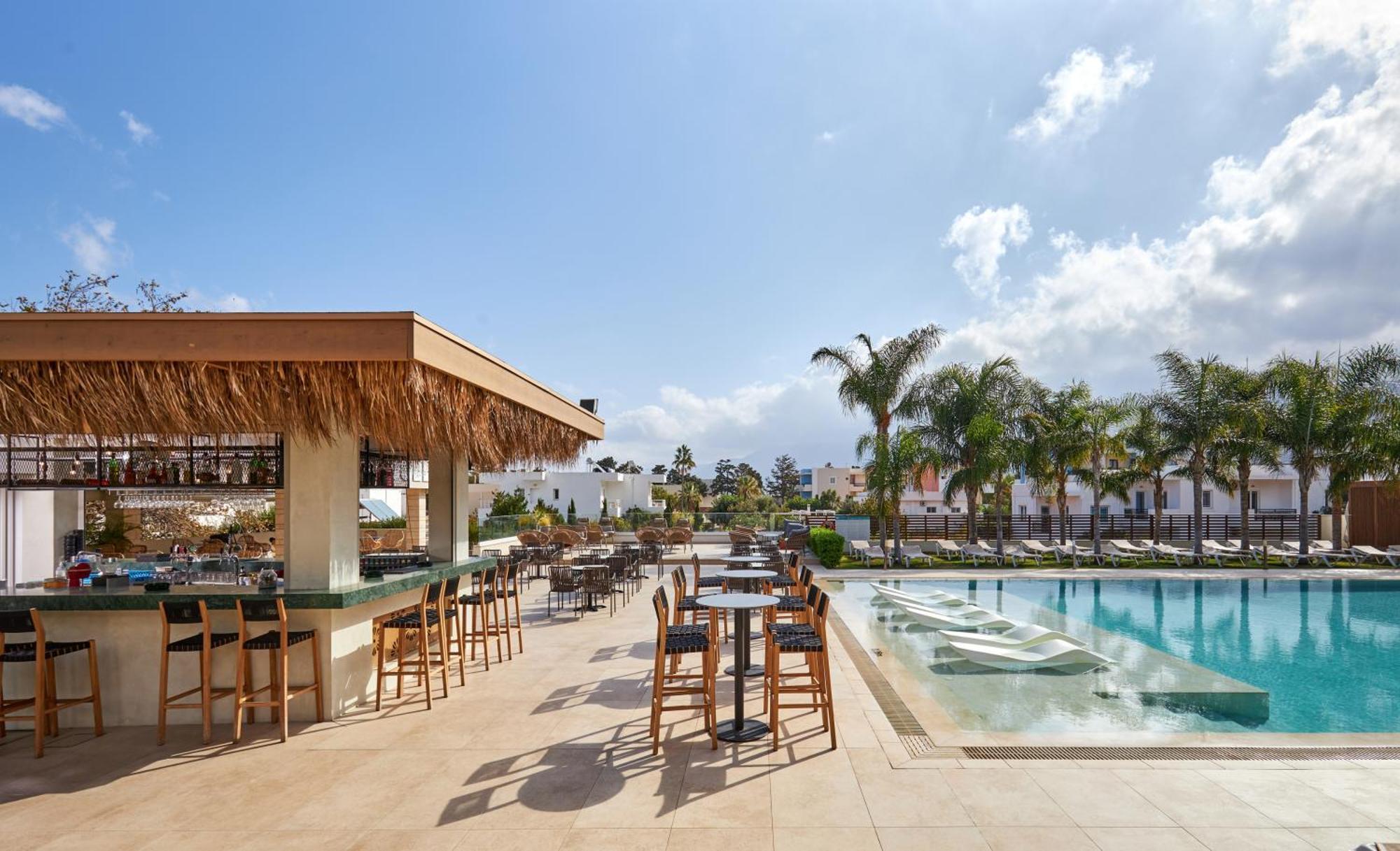 Kyknos Beach Hotel & Bungalows Malia Exterior foto