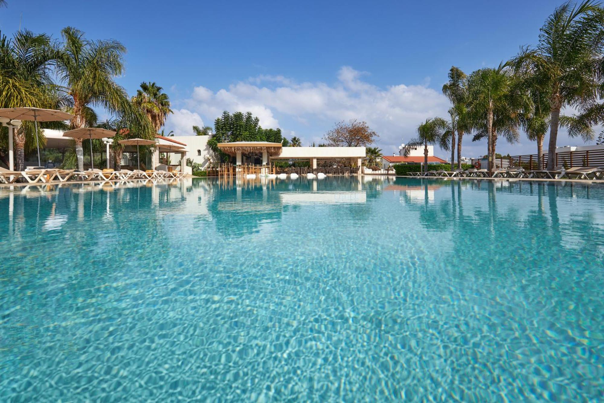 Kyknos Beach Hotel & Bungalows Malia Exterior foto