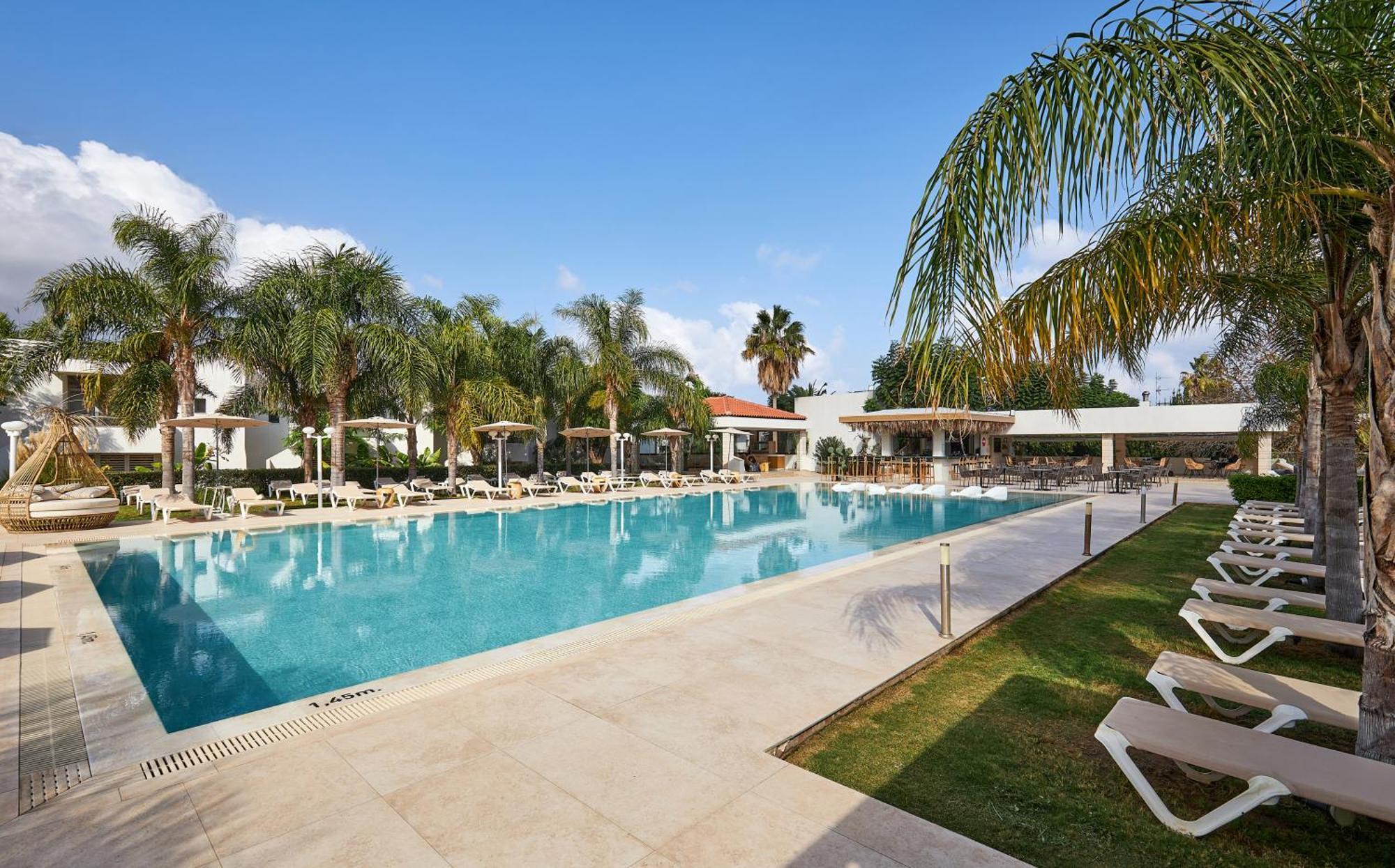 Kyknos Beach Hotel & Bungalows Malia Exterior foto
