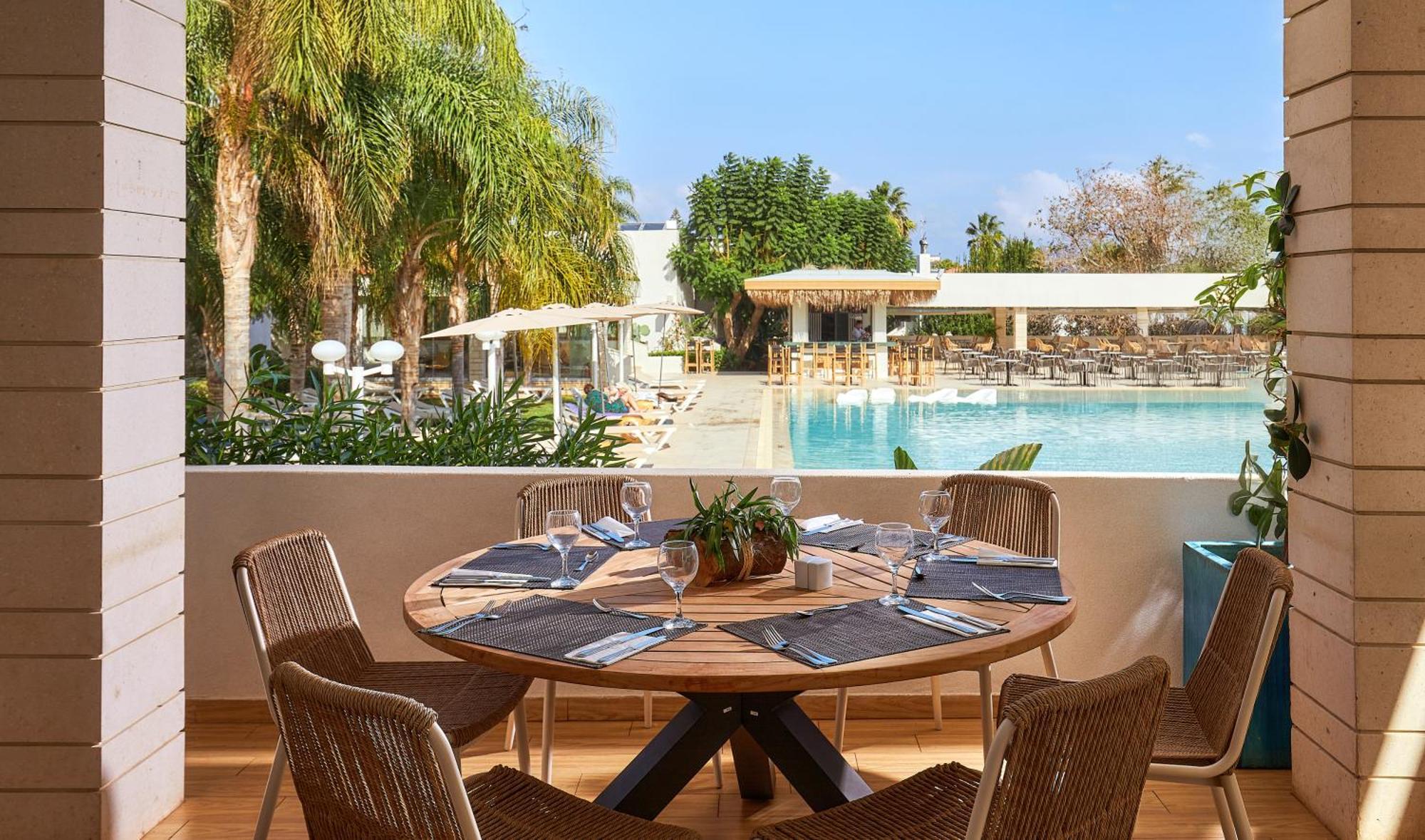 Kyknos Beach Hotel & Bungalows Malia Exterior foto